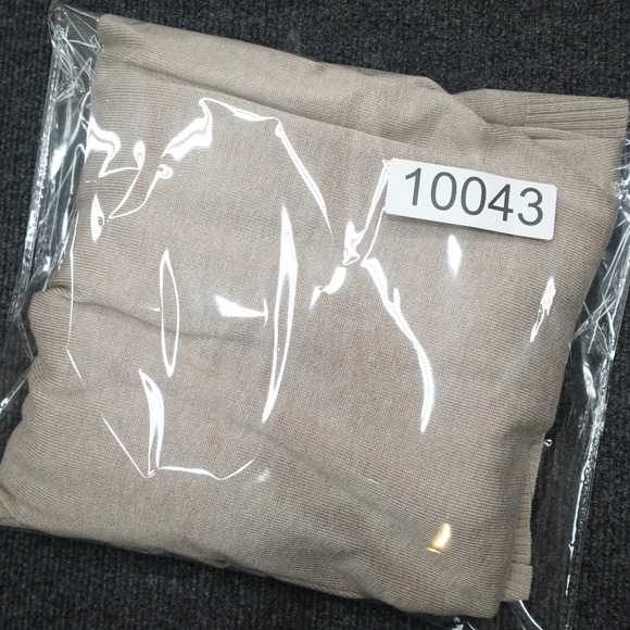 NWT 89th + Madison Cardigan Open Front Pointelle Women L Terrain Heather - Picture 8 of 8